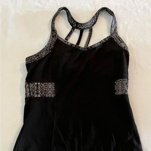 S Athleta Women's  Built In Bra Activewear Workout Yoga Tank Strappy Top Sports